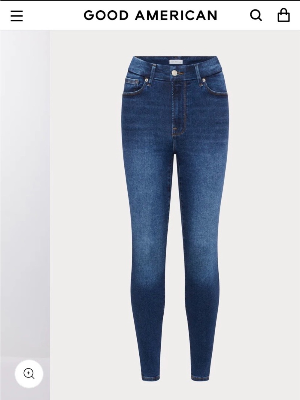 Good American Indigo High-Rise Skinny Jeans